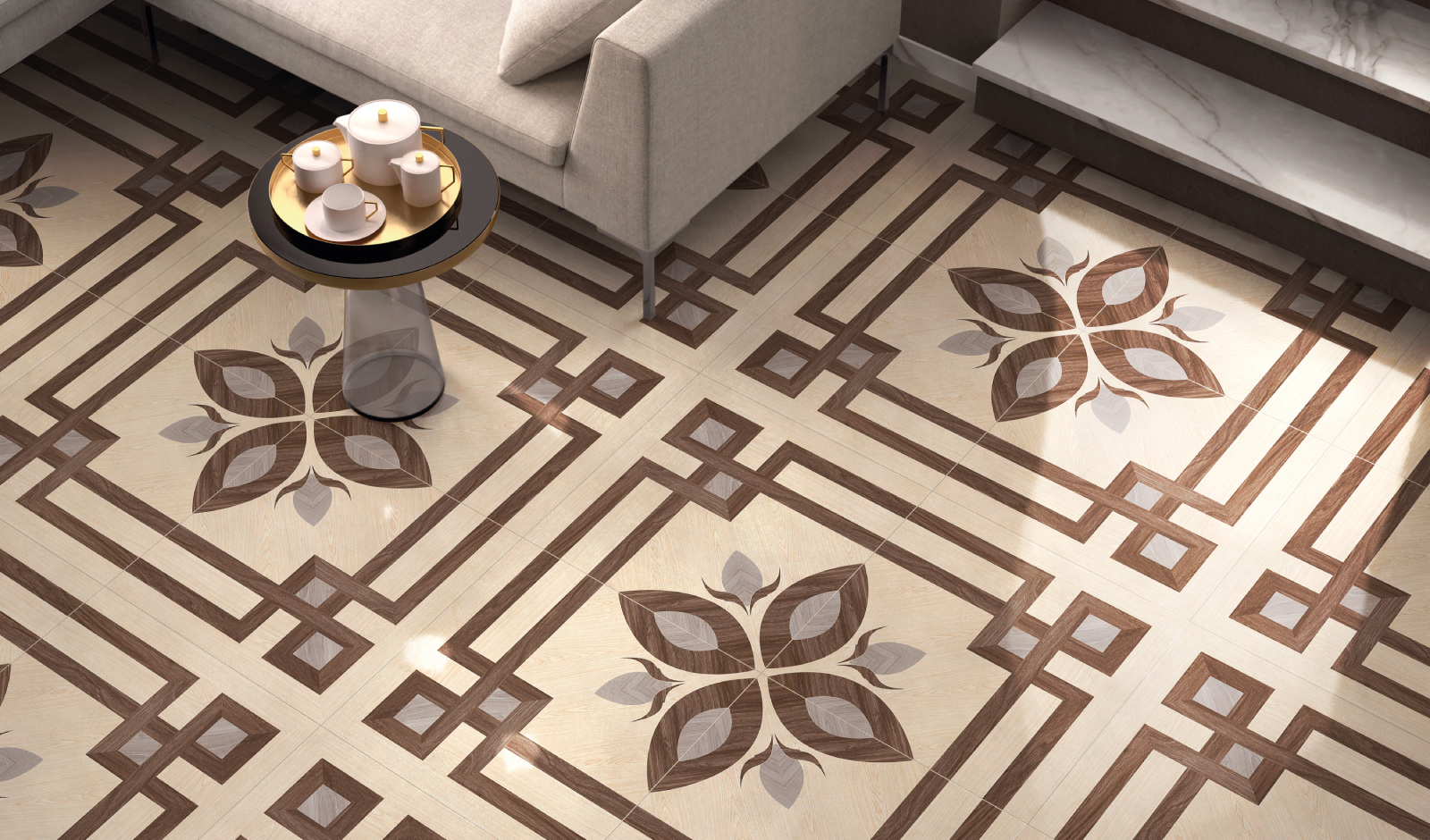 FIORI BEIGE 45X45